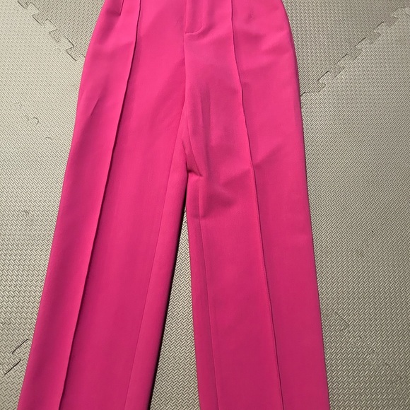 Zara Pink Wide Leg Dress Pants - Picture 2 of 11